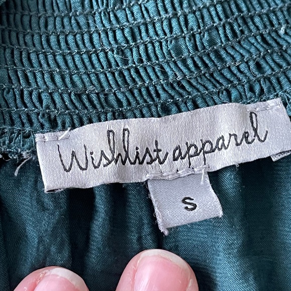 Wishlist Emerald Silky Blouse S - Picture 6 of 11